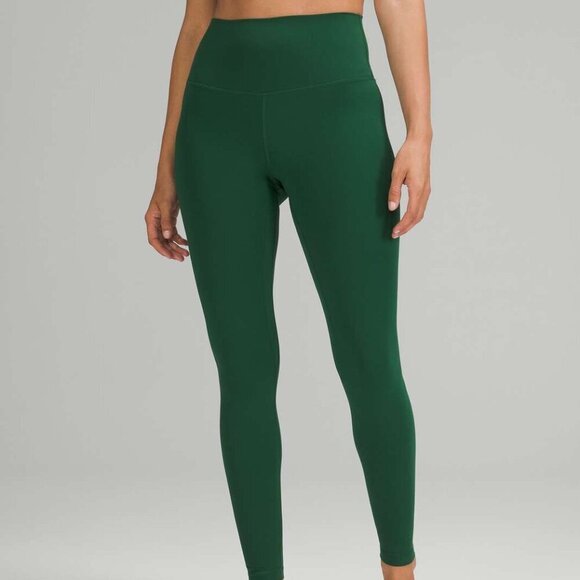 Lululemon Align High-Rise Pant 28" - 2 Everglade Green - Picture 1 of 7
